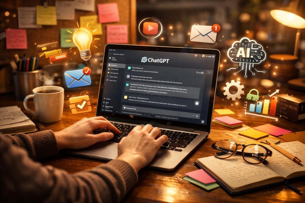 ChatGPT, virtual assistant business, work from home, AI tools, freelance virtual assistant, online business, remote work, single mom jobs, virtual assistant services, ChatGPT business ideas, freelancing, social media management, email management, online income